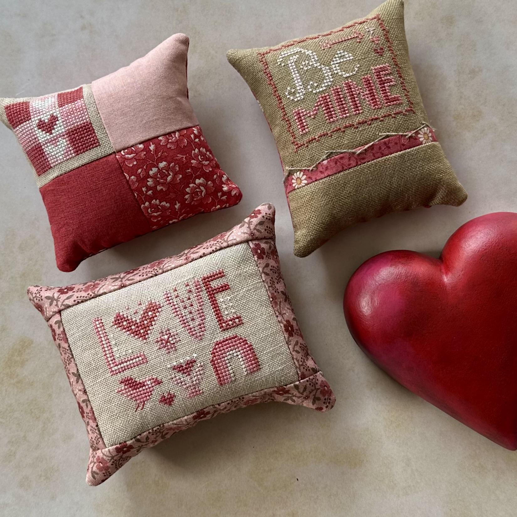 Love Triangle - Valentine Cross Stitch Kit
