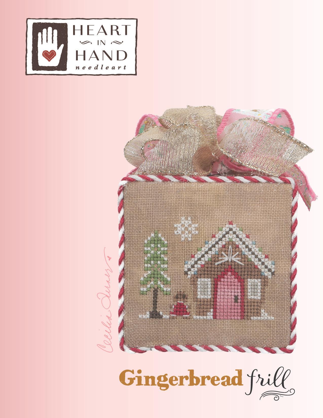 Harvest Frill - Cross Stitch Pattern, zoomed in. Select this picture to zoom back out.