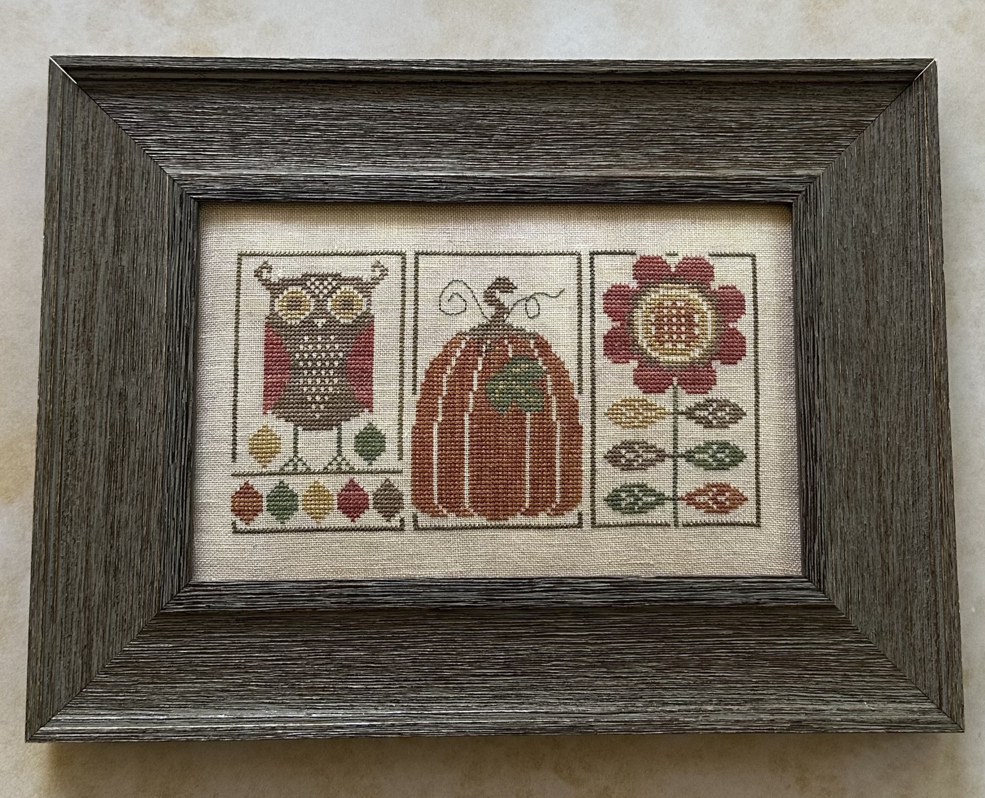 Harvest Etchings - Thanksgiving Cross Stitch Pattern