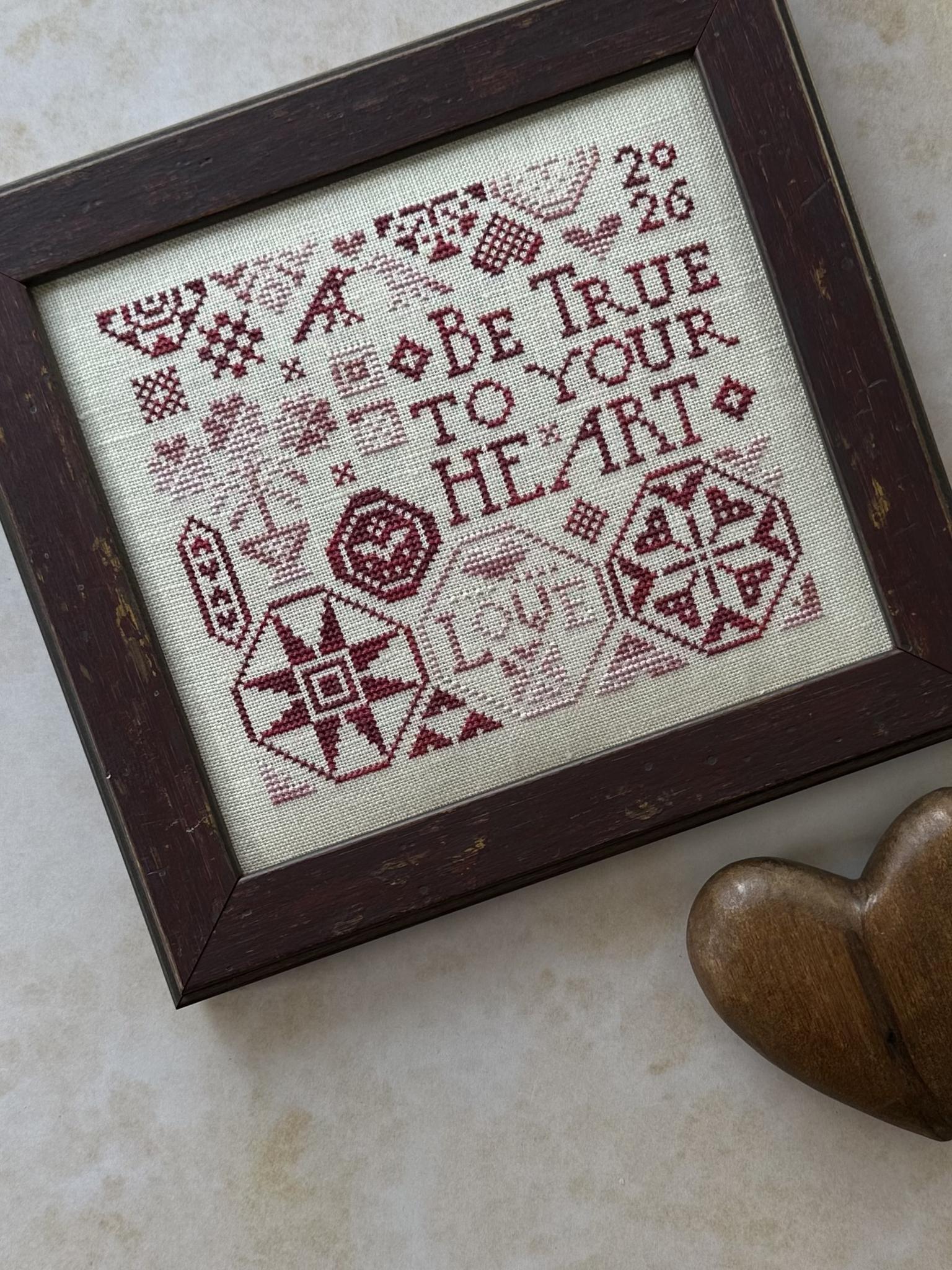 2026 Collector's Heart - Valentine Cross Stitch Kit