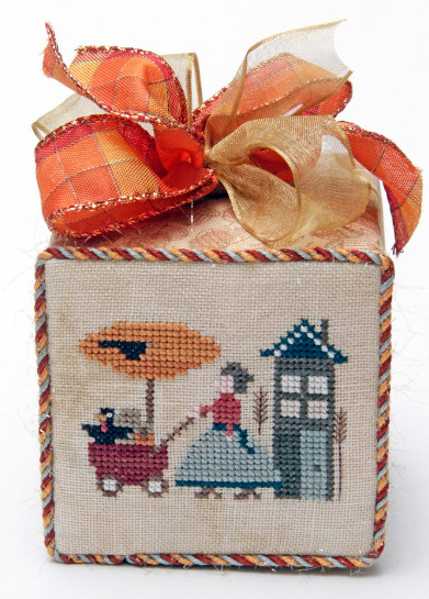 Thankful Frill - Thanksgiving Cross Stitch Pattern
