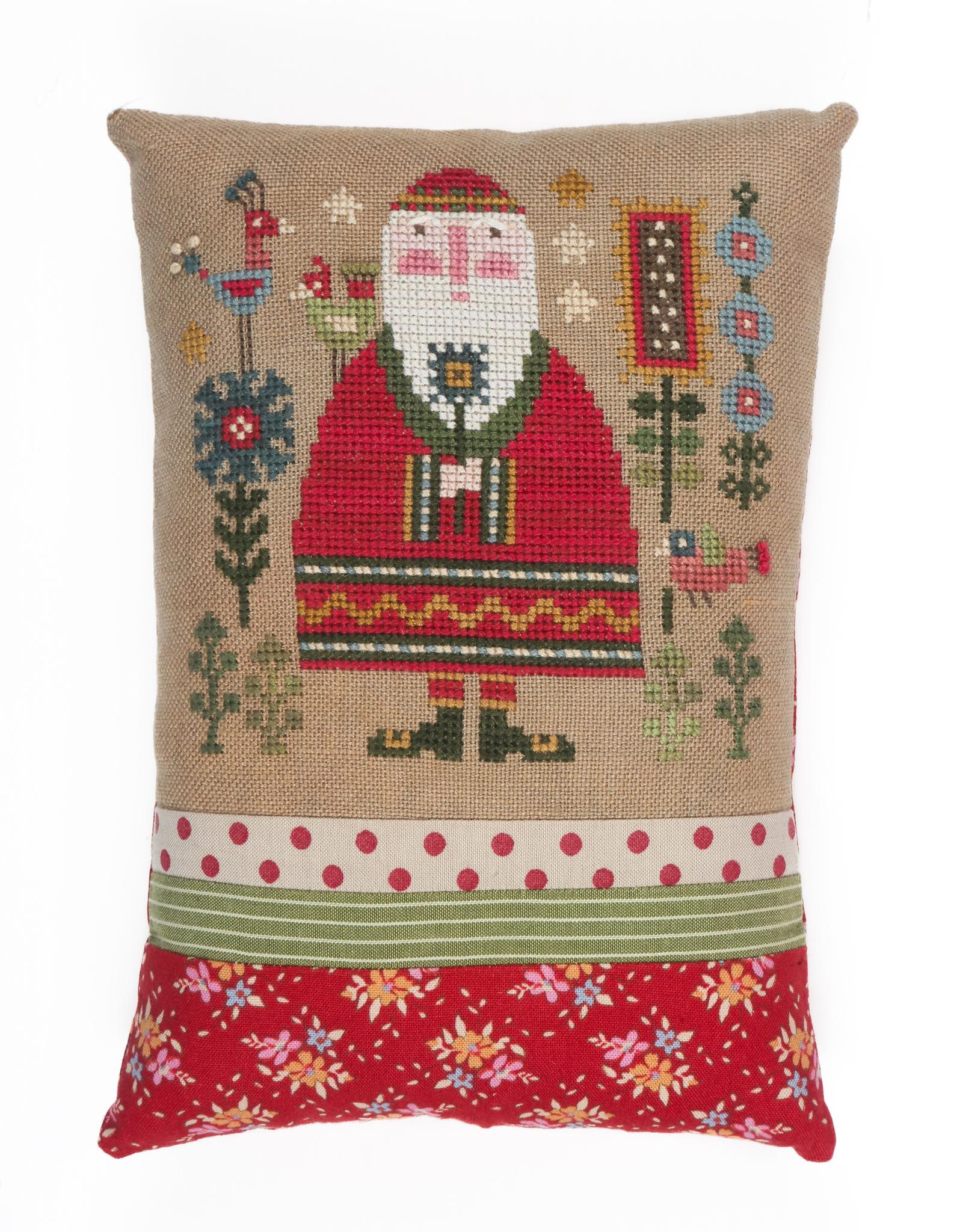 Wee Santa 2026 - Christmas Cross Stitch Pattern, zoomed in. Select this picture to zoom back out.