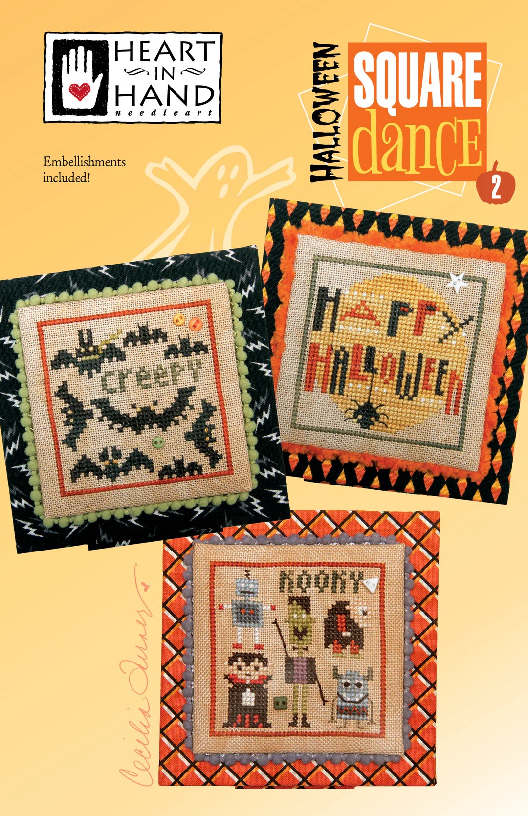 Halloween Square Dance 2 - Cross Stitch Pattern