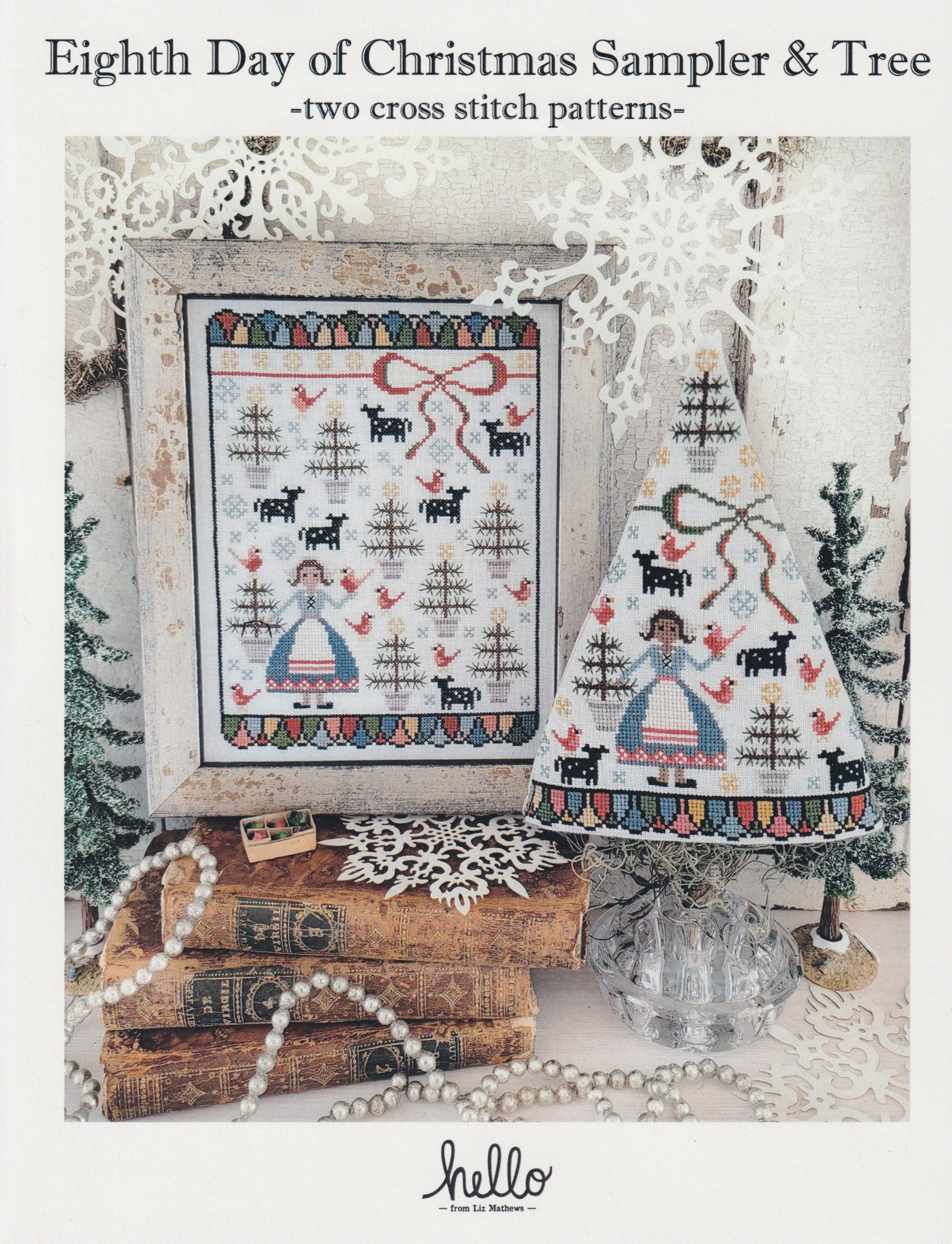Eighth Day of Christmas Tree and Sampler 