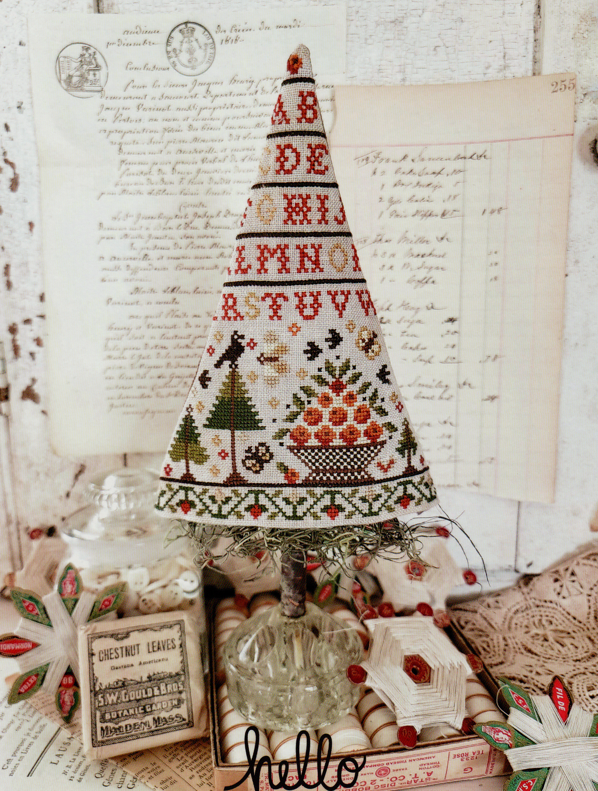 Sampler Tree - Cross Stitch Pattern