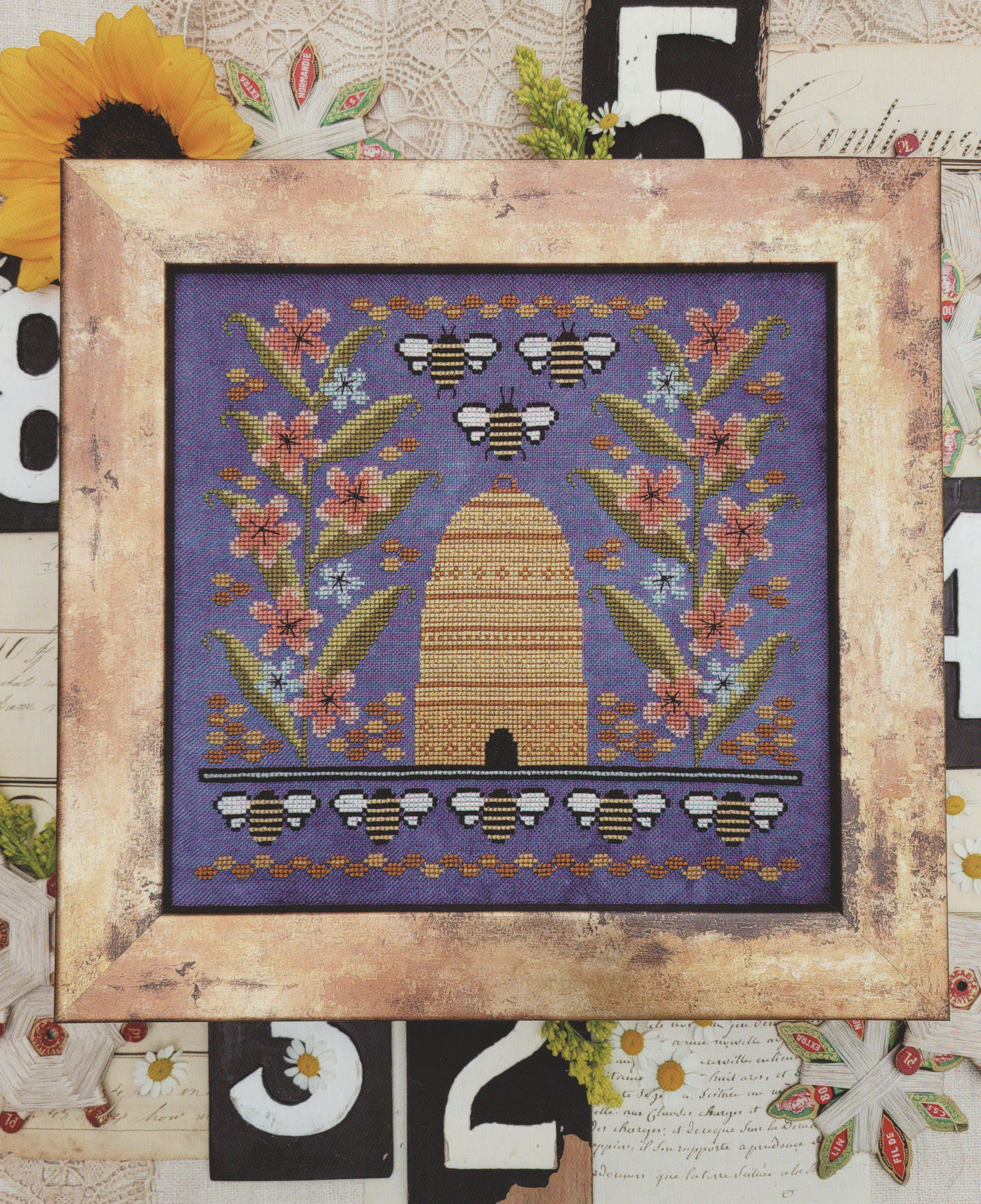 Abuzz at Midnight - Cross Stitch Pattern