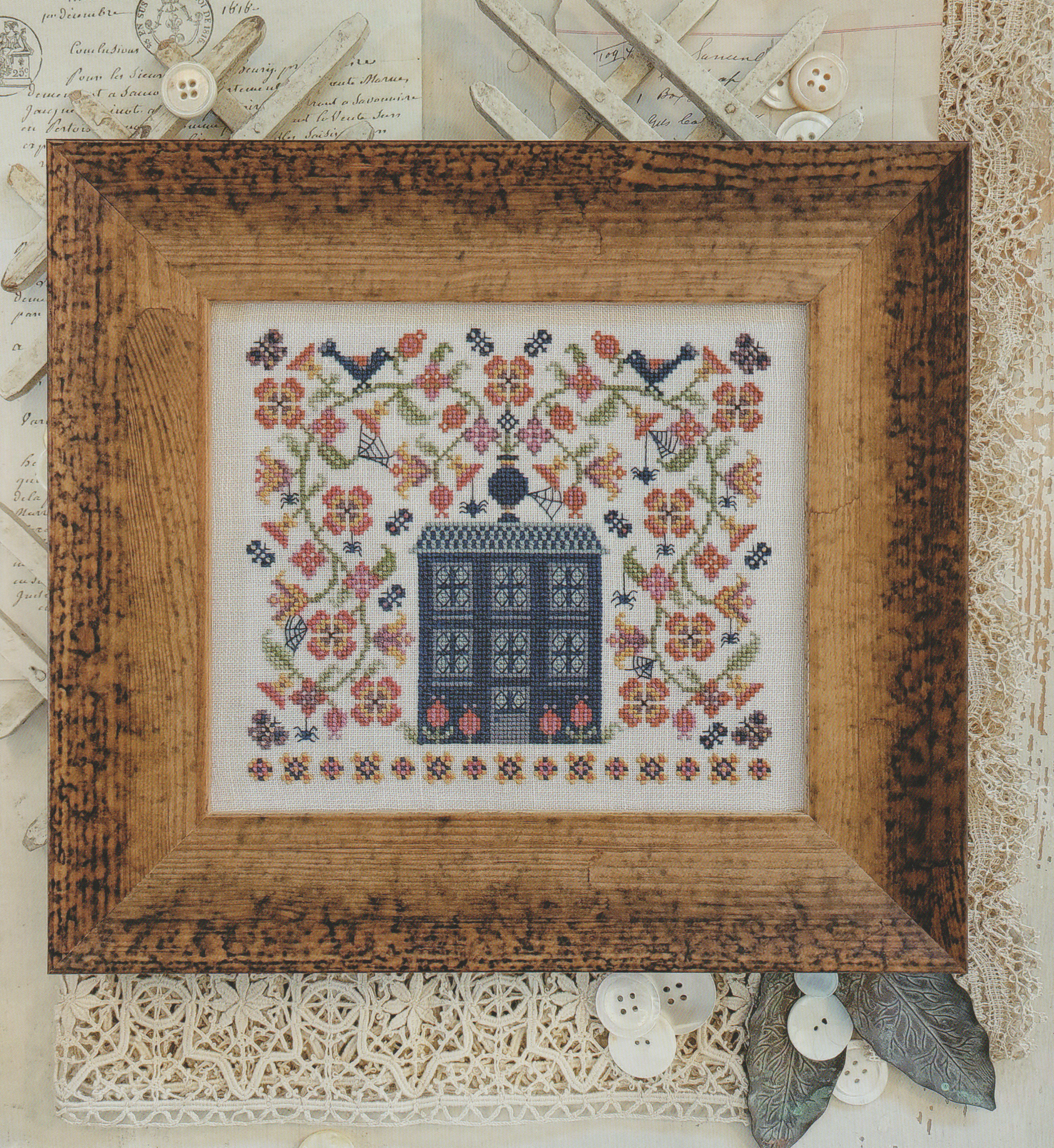 Flowers and Friends - Cross Stitch Pattern