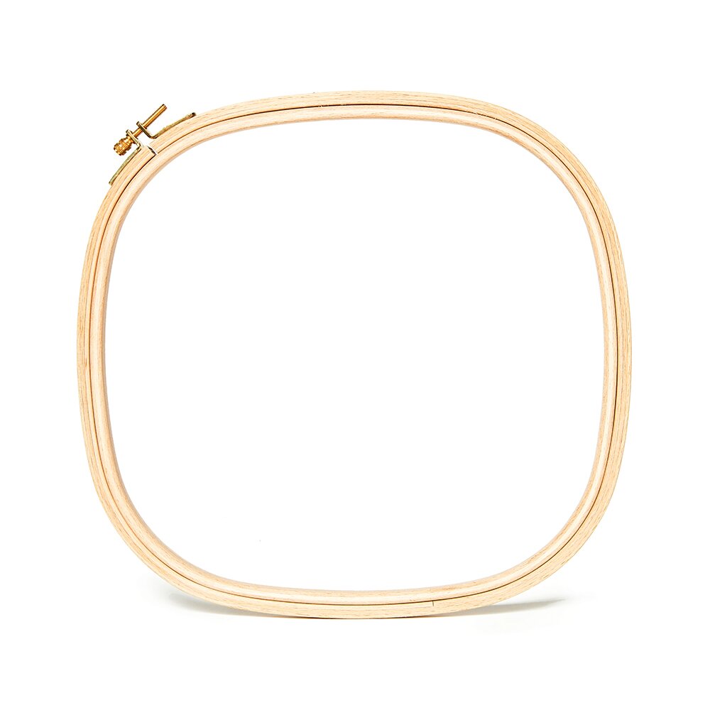 Wooden Embroidery Hoop - 10" x 10" Square