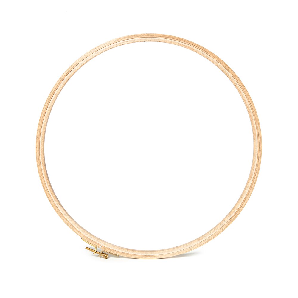 Round Wooden Embroidery Hoop 12"