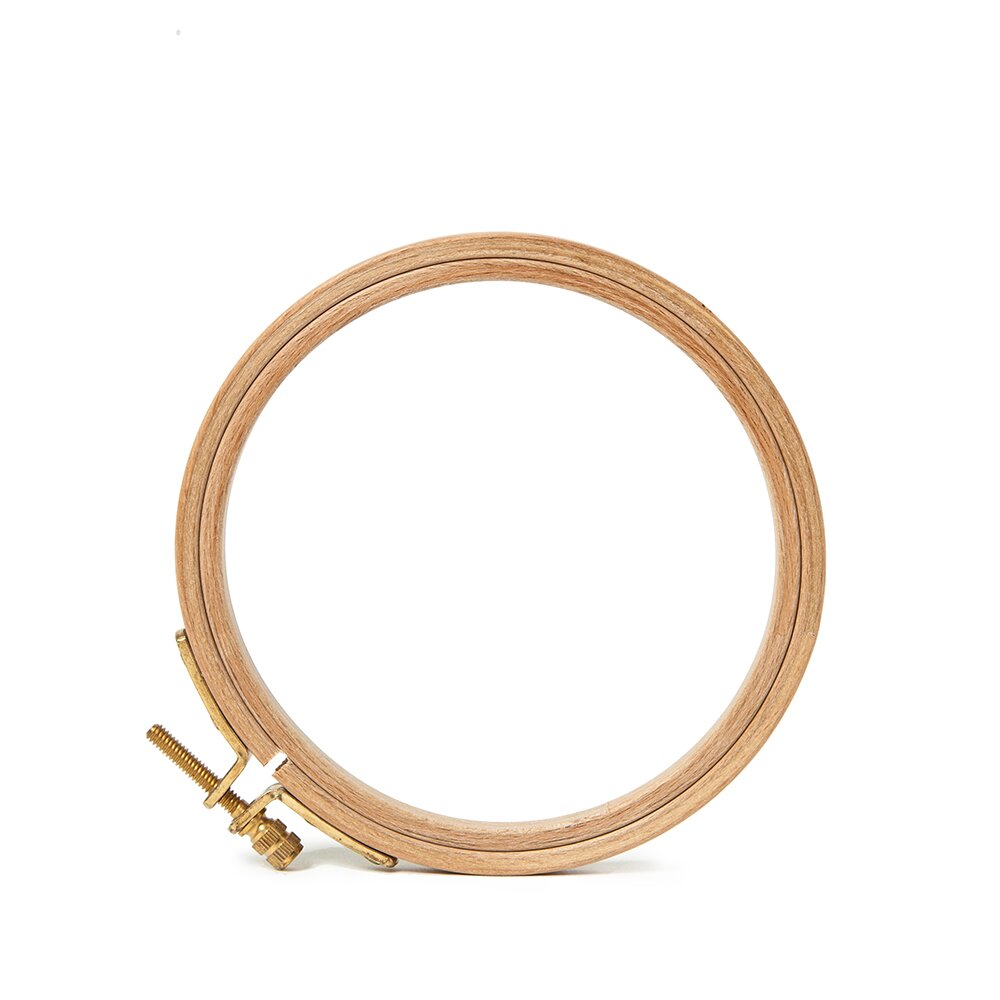 Round Wooden Embroidery Hoop 4"