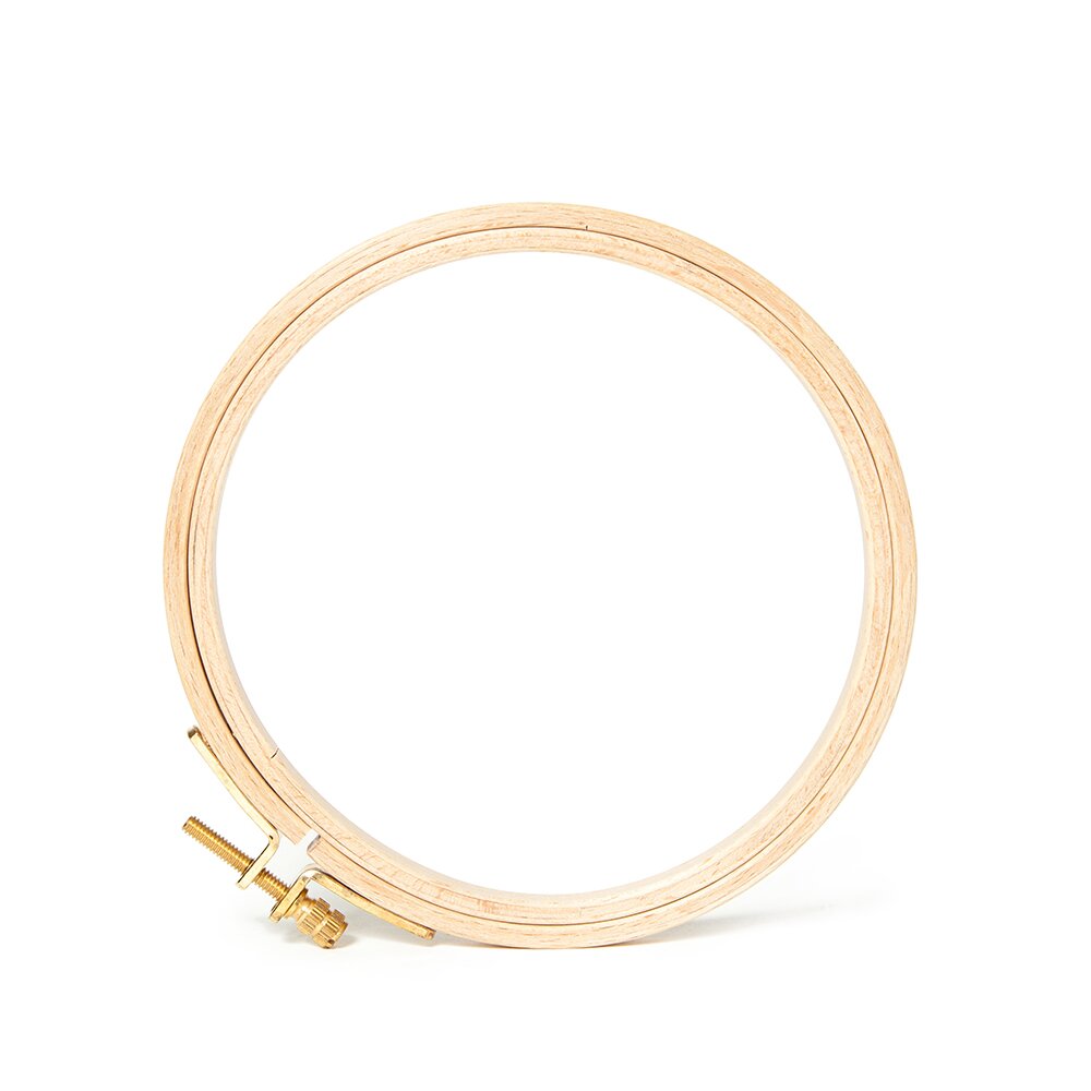 Round Wooden Embroidery Hoop 5" 