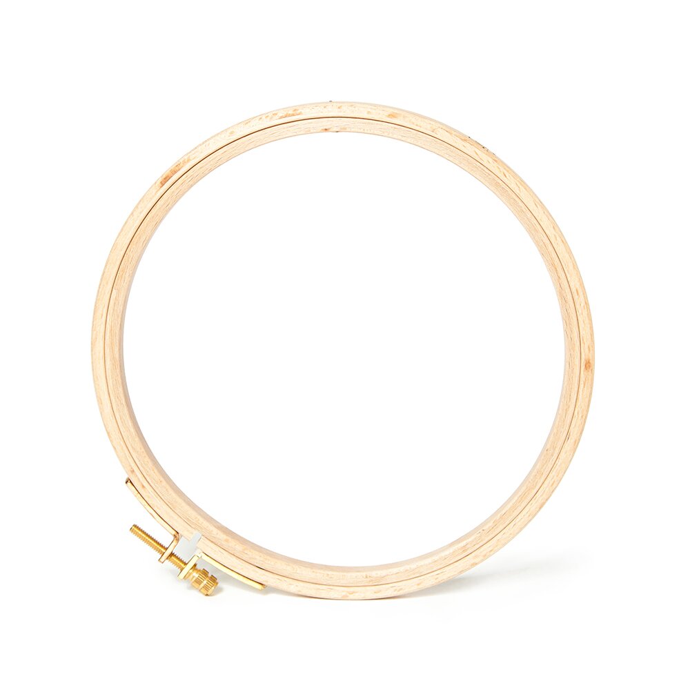 Round Wooden Embroidery Hoop 6"