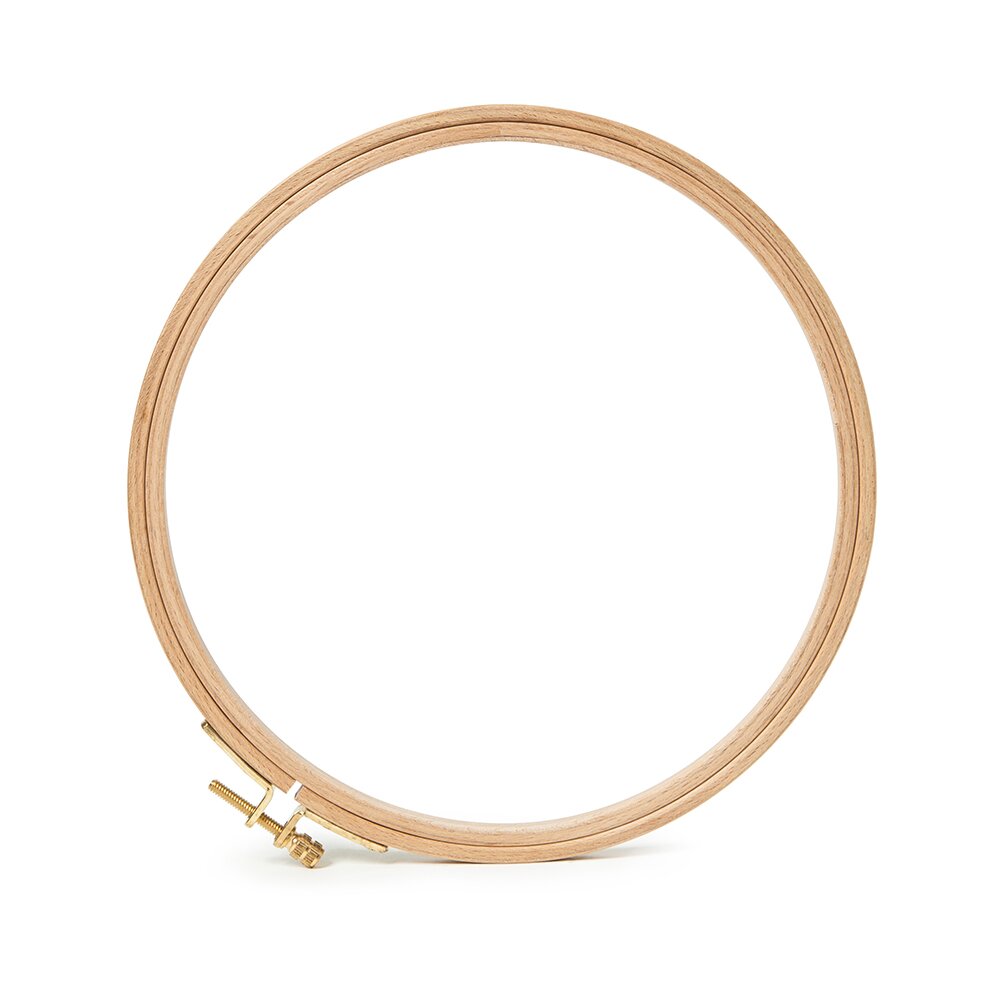Round Wooden Embroidery Hoop 7" 