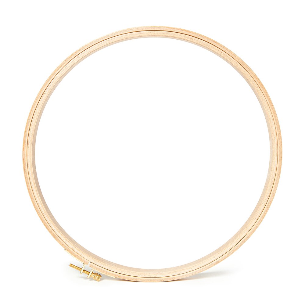 Round Wooden Embroidery Hoop 10" Medium