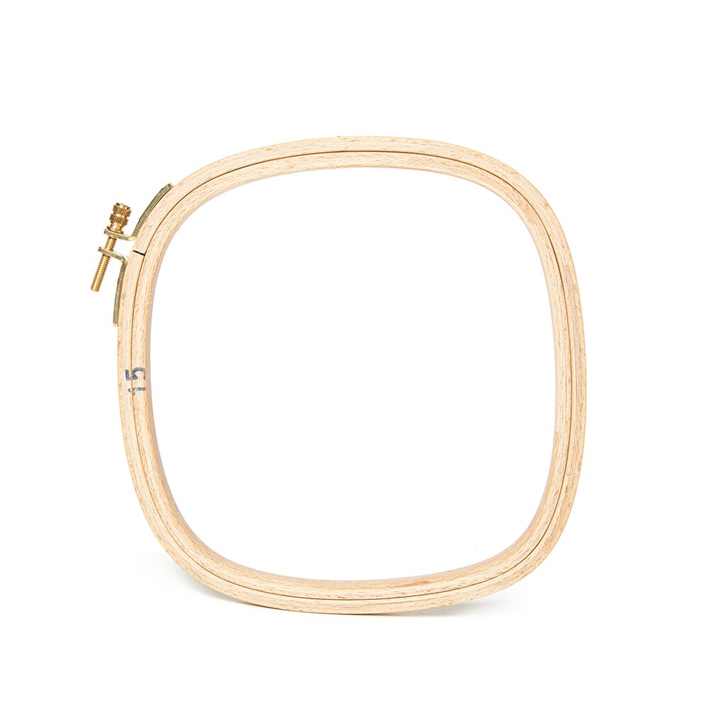 Square Wooden Embroidery Hoop 6.5"
