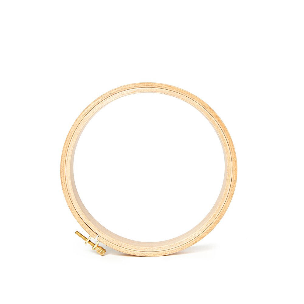 Round Wooden Embroidery Hoop 6" Large