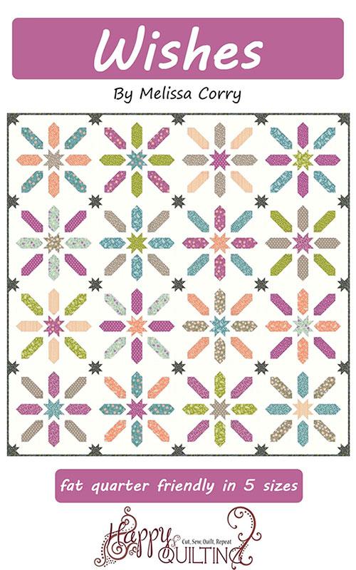 Wishes - Quilt Pattern, zoomed in. Select this picture to zoom back out.