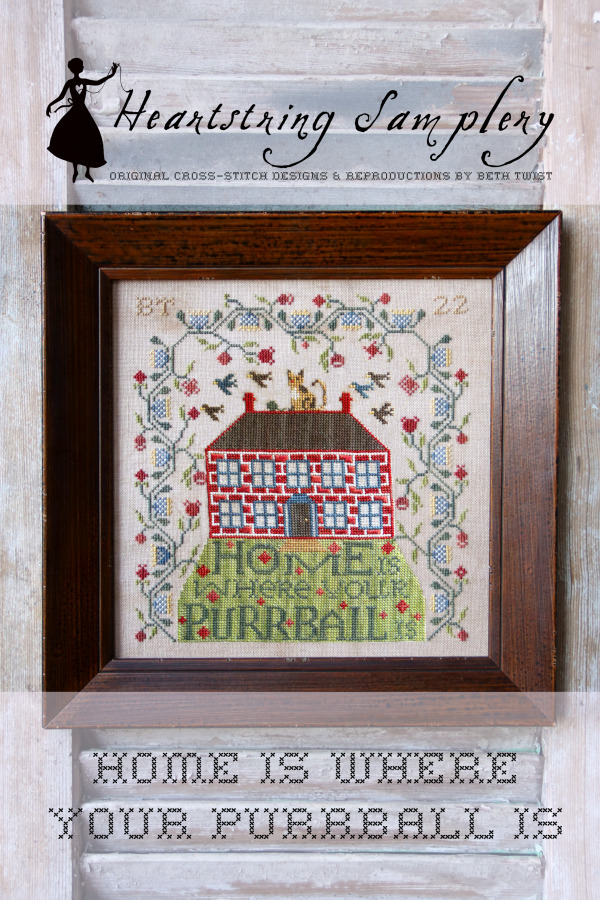 Home is Where Your Purrball is - Cross Stitch Pattern
