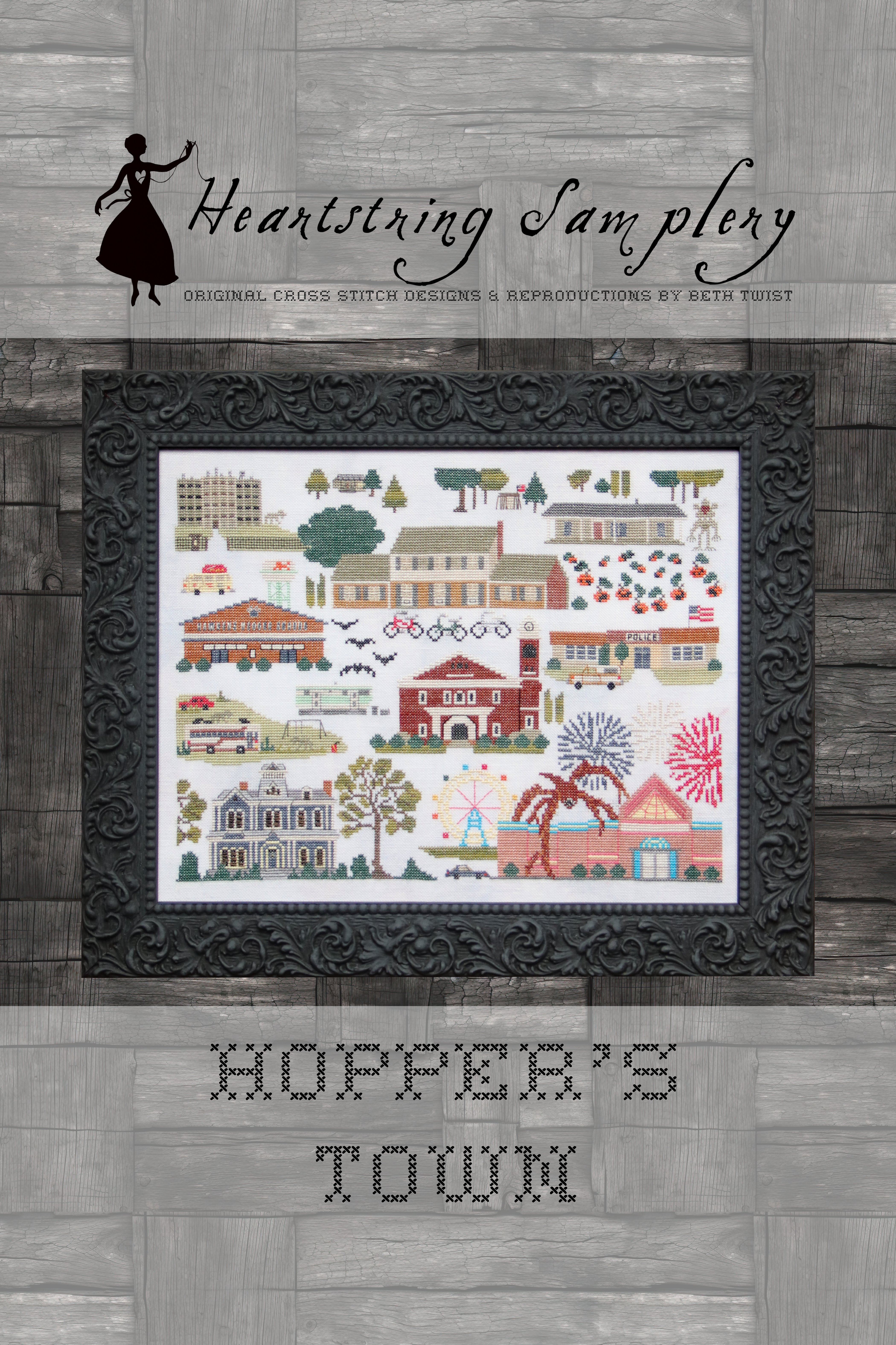 Hopper's Town - Cross Stitch Pattern