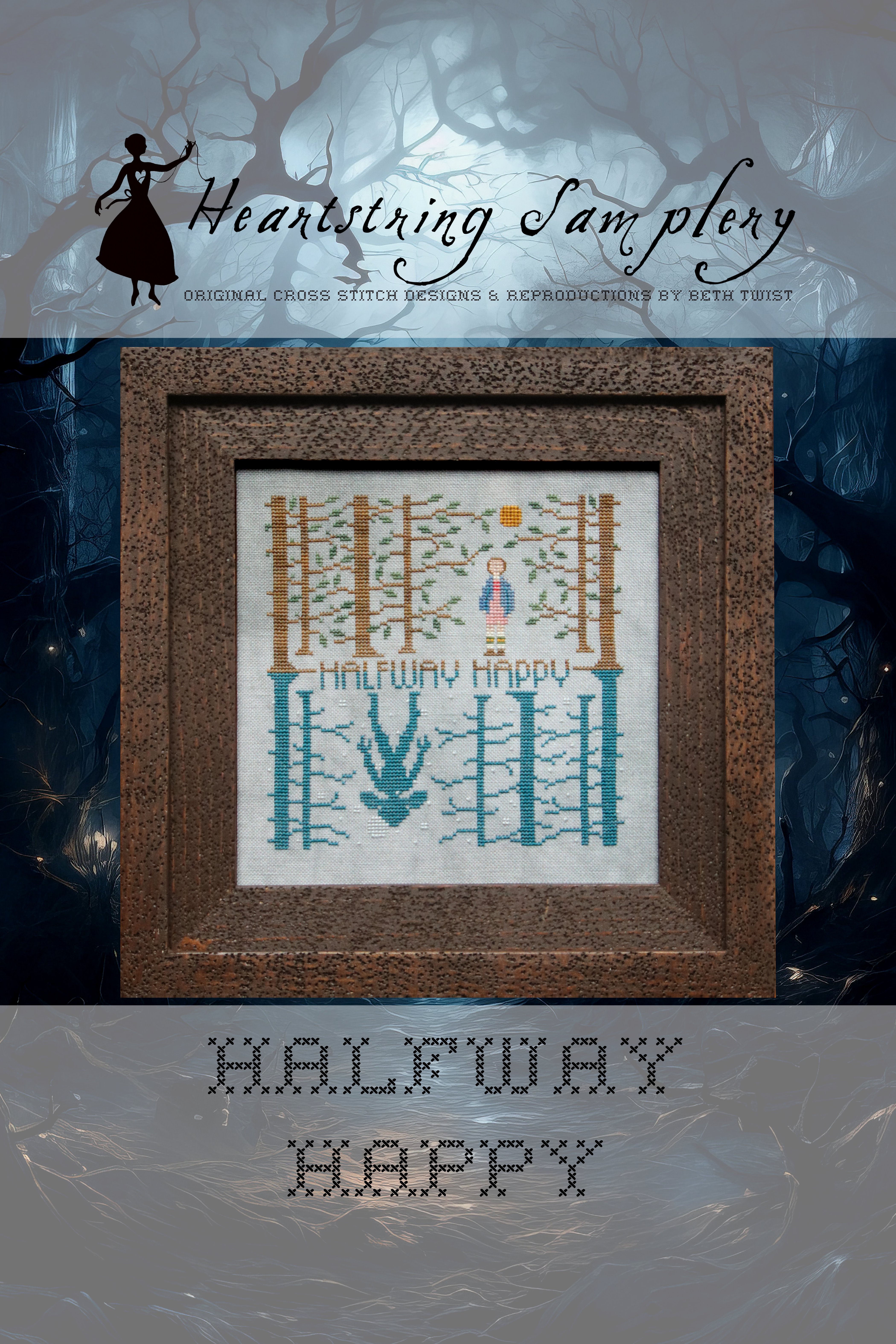 Halfway Happy - Cross Stitch Pattern
