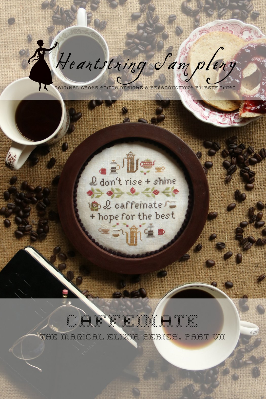 Caffeinate - Cross Stitch Pattern