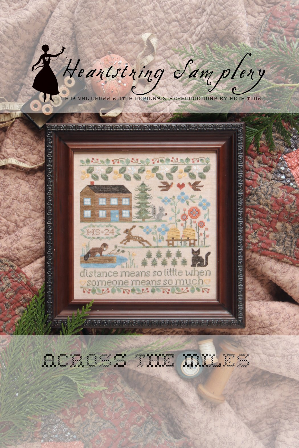 Across The Miles - Cross Stitch Pattern