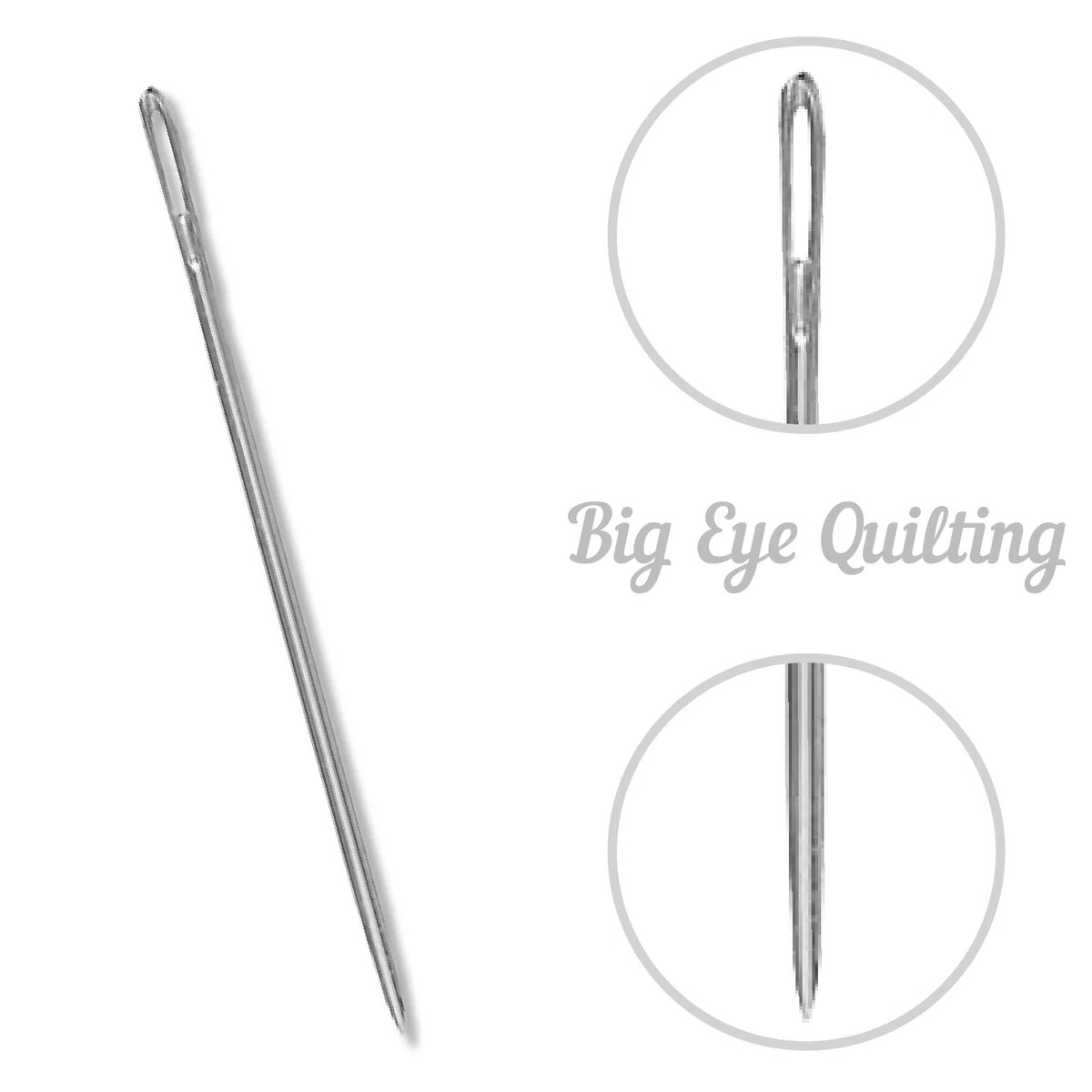 Big Eye Quilting Needles Size 11 - 12 ct. 