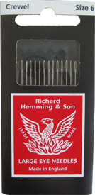 Crewel Embroidery Needles Size 6