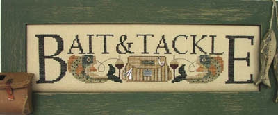 Bait and Tackle - Cross Stitch Pattern