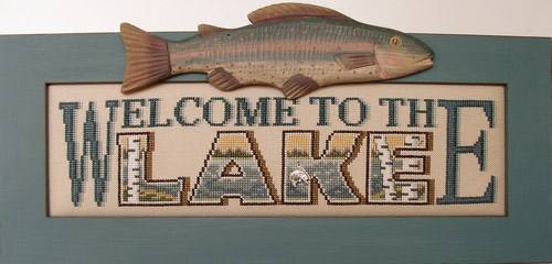 Welcome To The Lake - Cross Stitch Pattern