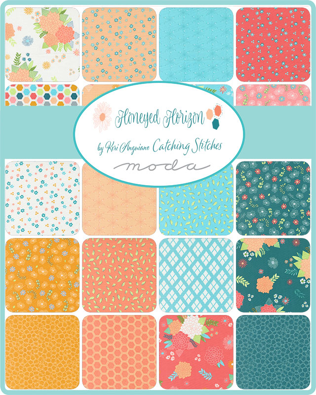 Honeyed Horizon Star Cloud - Quilt Fabric