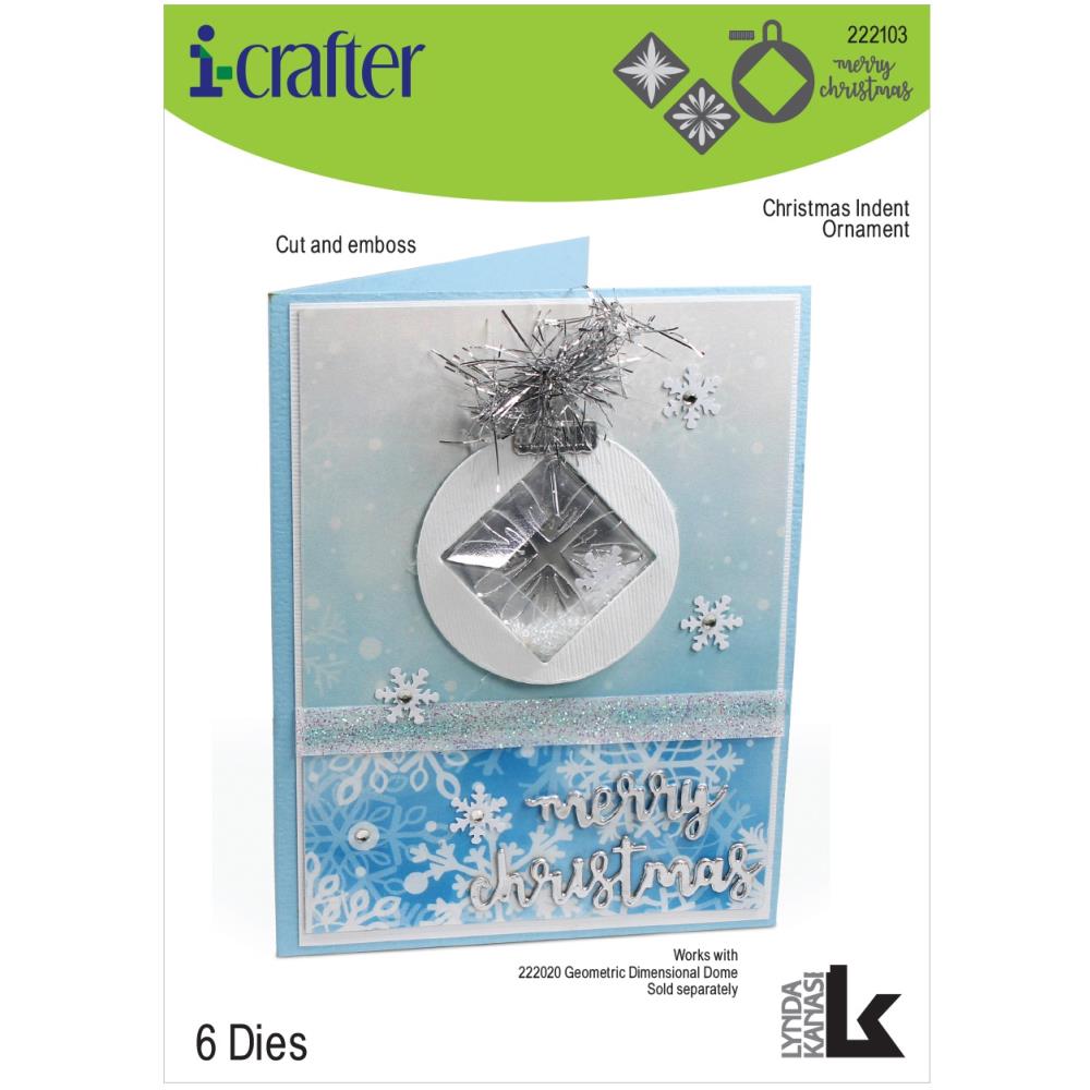 Christmas Indent Ornament - Craft Die