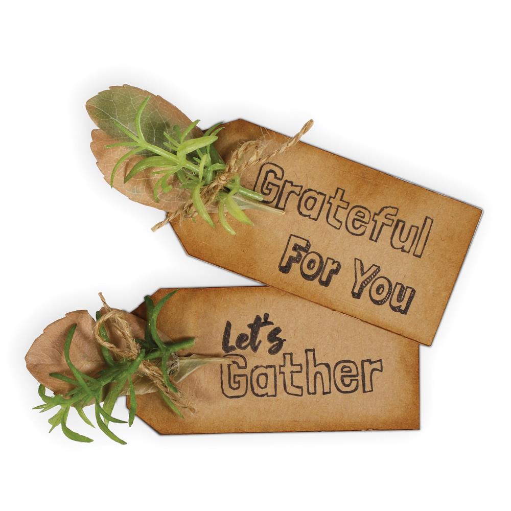 Thankful Sentiments - Clear Acrylic Stamp