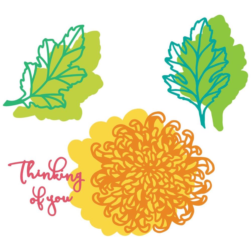 Chrysanthemum Blossom - Craft Die Set