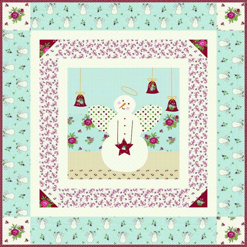 I Believe In Angels Flax - Angel Twigs Berry - Quilt Fabric