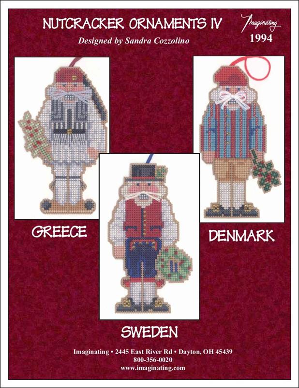 Nutcracker Ornaments IV (Greece, Sweden, Denmark), zoomed in. Select this picture to zoom back out.