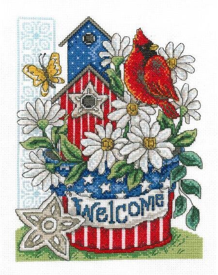 Patriotic Welcome - Cross Stitch Kit