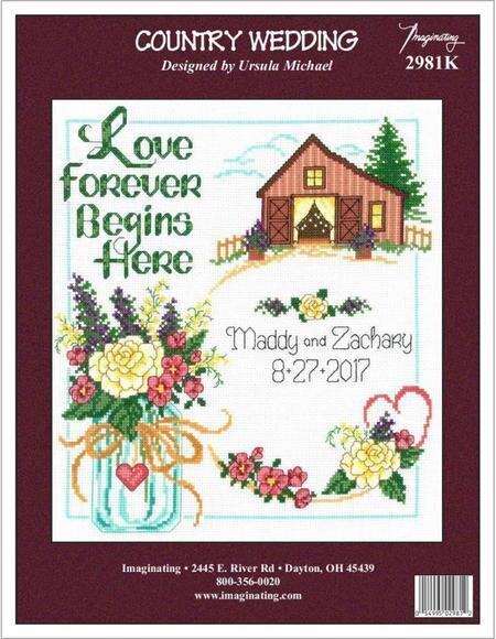 Country Wedding - Cross Stitch Kit