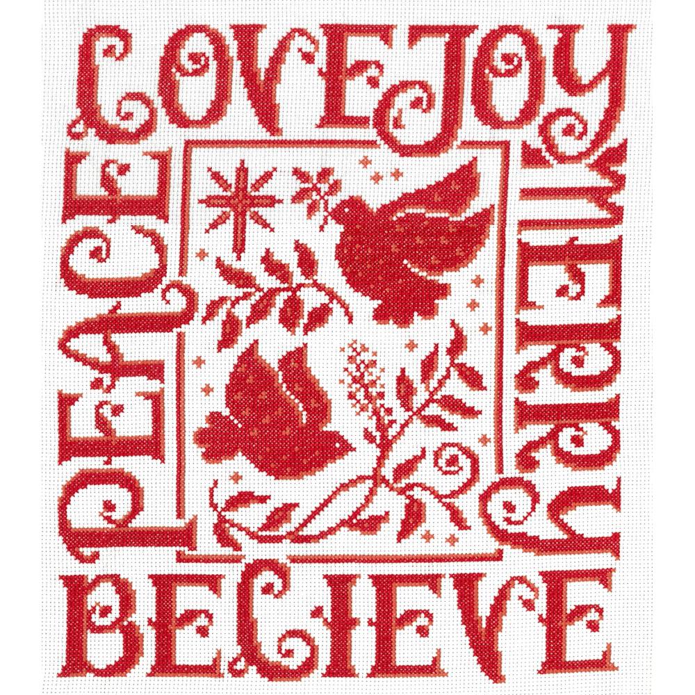 Love - Christmas Cross Stitch Kit