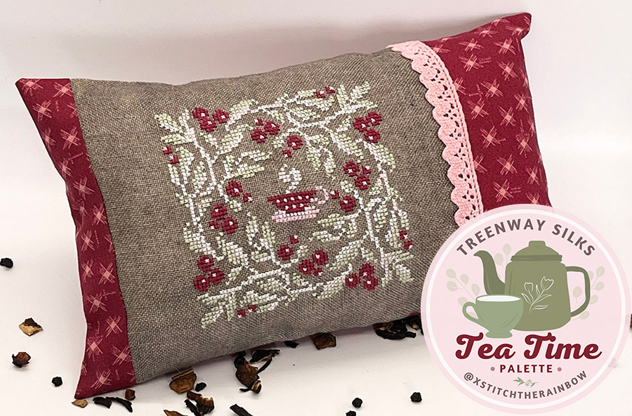 Teaberry Tile - Cross Stitch Pattern
