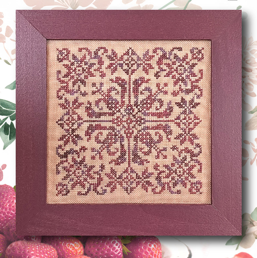 Strawberry Square - Cross Stitch Pattern