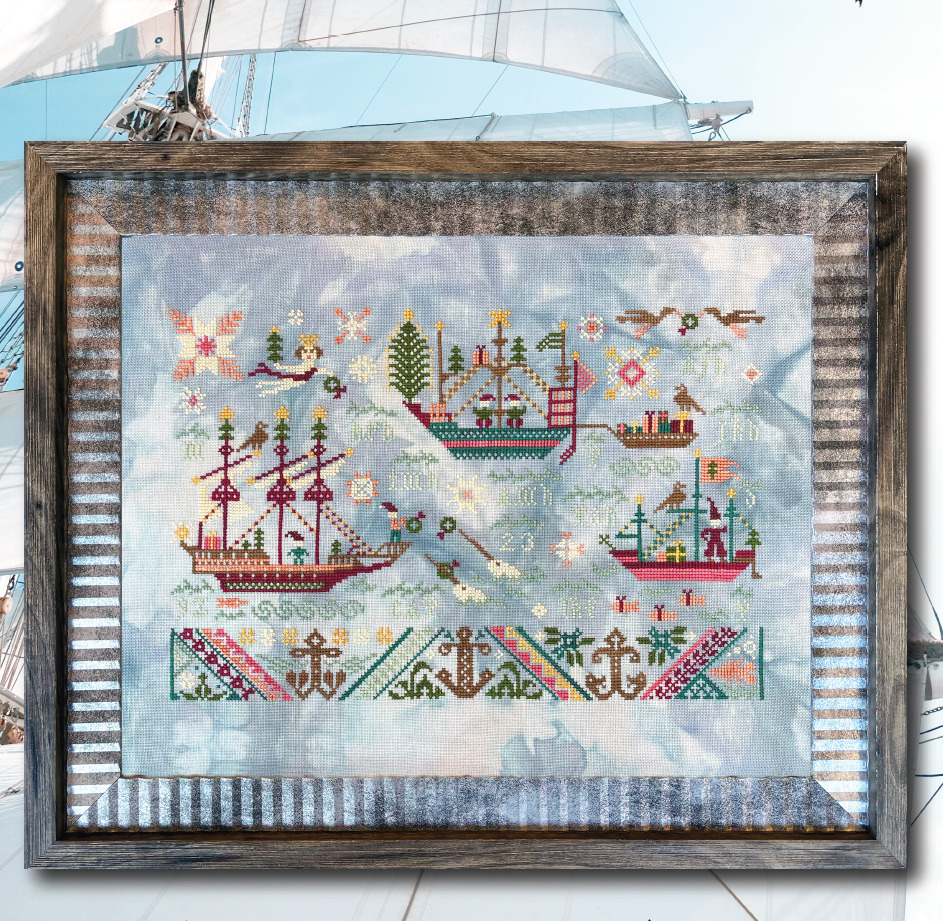 Seas & Greetings Sampler - Cross Stitch Pattern