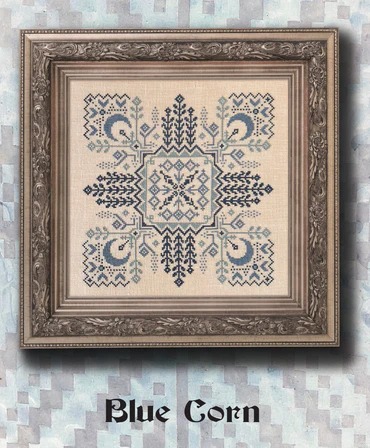Blue Corn - Cross Stitch Pattern