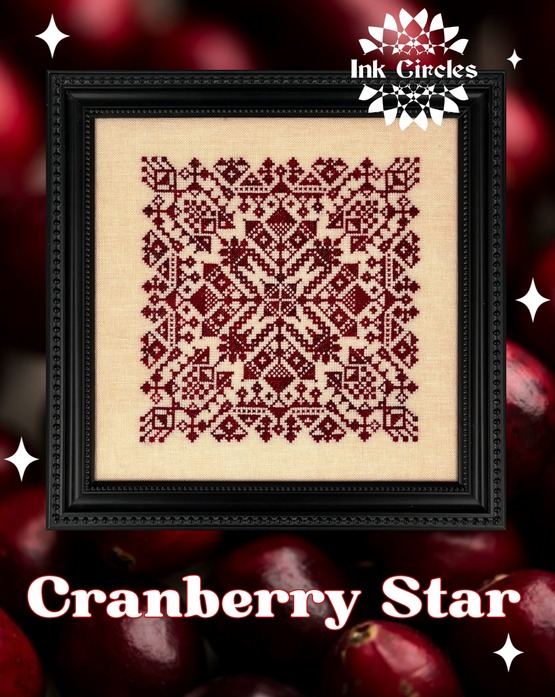 Cranberry Star - Cross Stitch Pattern