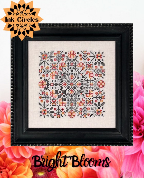 Bright Blooms - Cross Stitch Pattern
