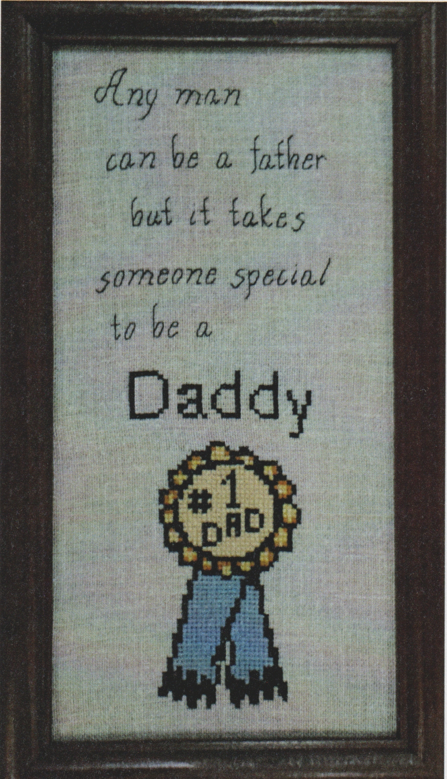 Daddy - Any Man - Cross Stitch Pattern