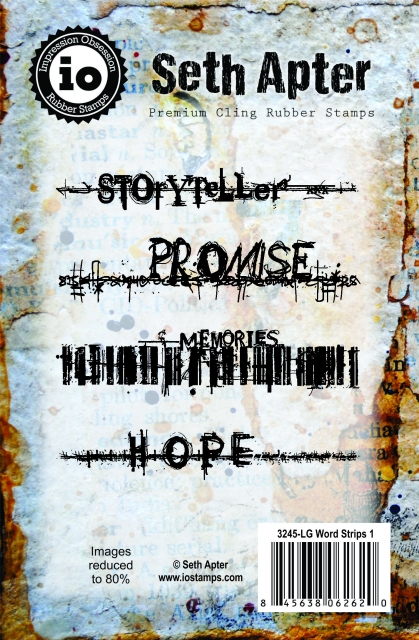 Word Strips 1 - Seth Apter - Cling Stamp