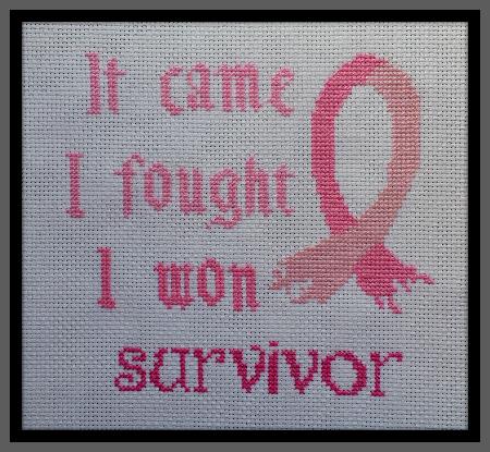 I Won - Cross Stitch Pattern