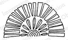 Rainbow Sun - Cling Stamp