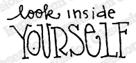 Look Inside - Cling Stamp